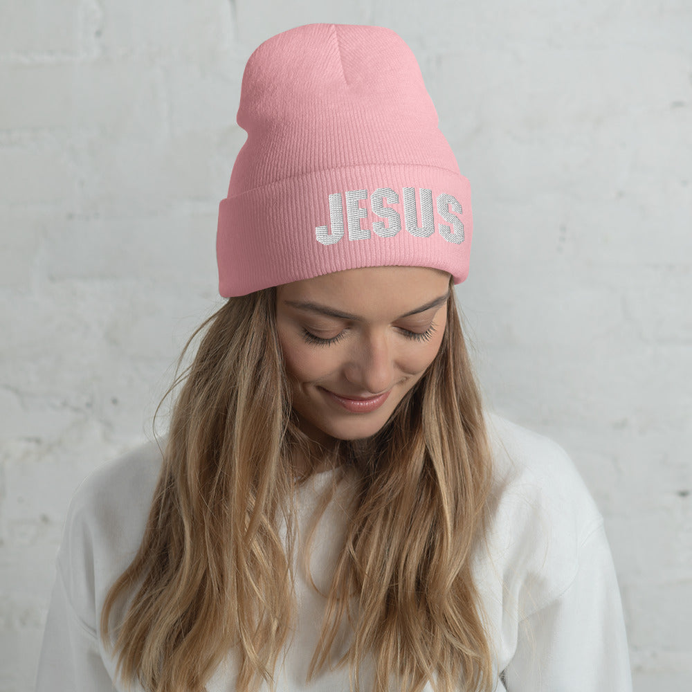 JESUS Cuffed Beanie Multiple Colors