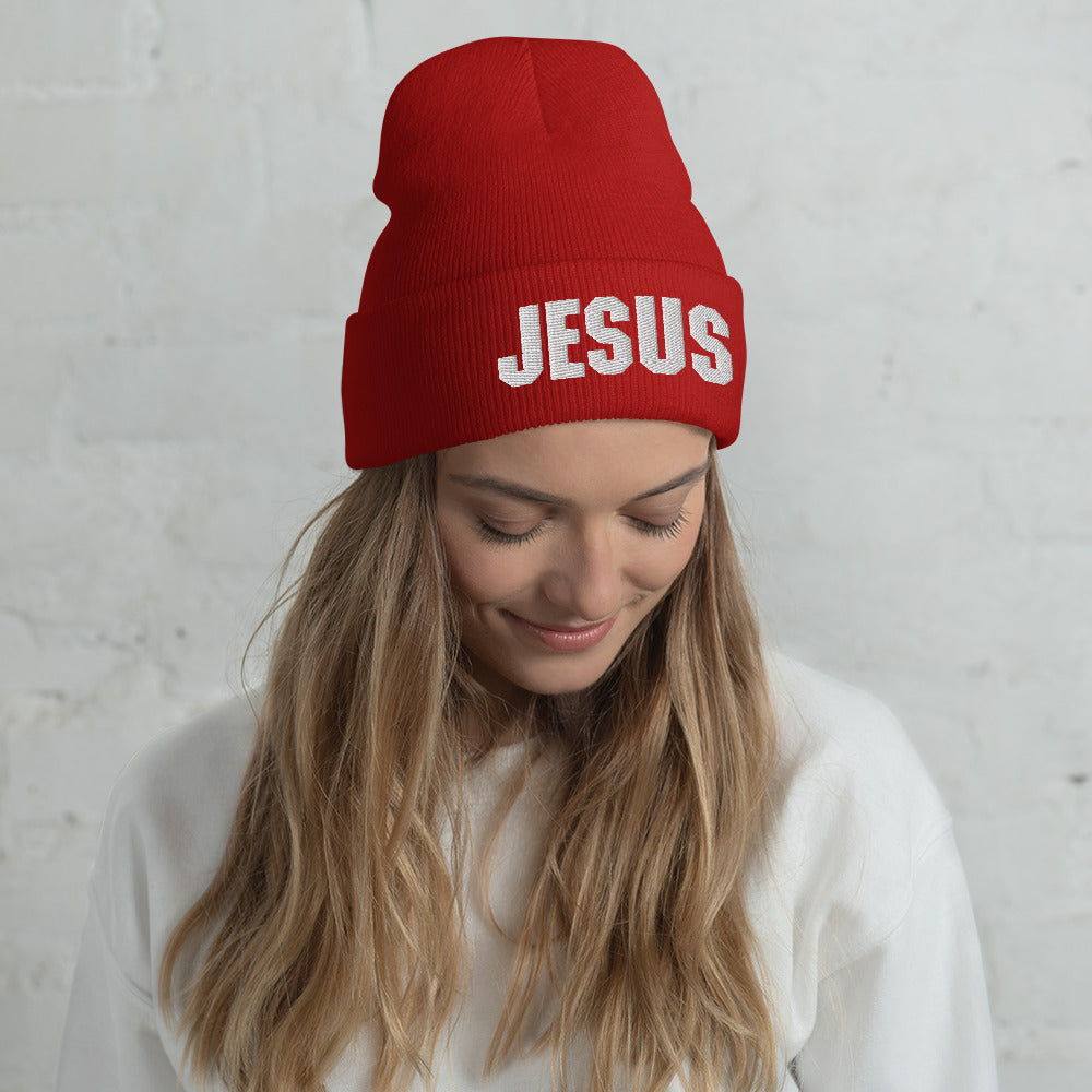 JESUS Cuffed Beanie Multiple Colors