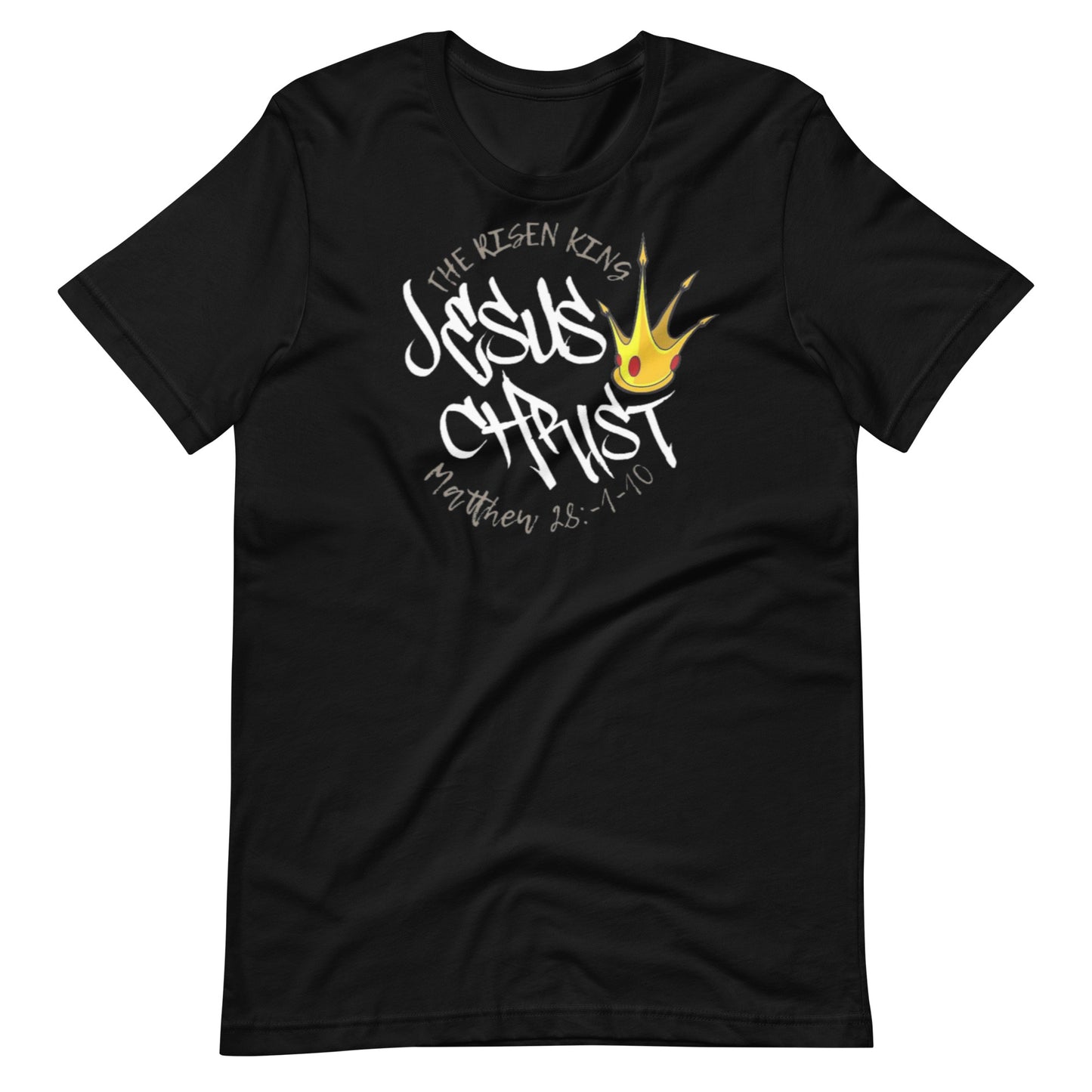 Jesus Christ The Risen King- White Lettering