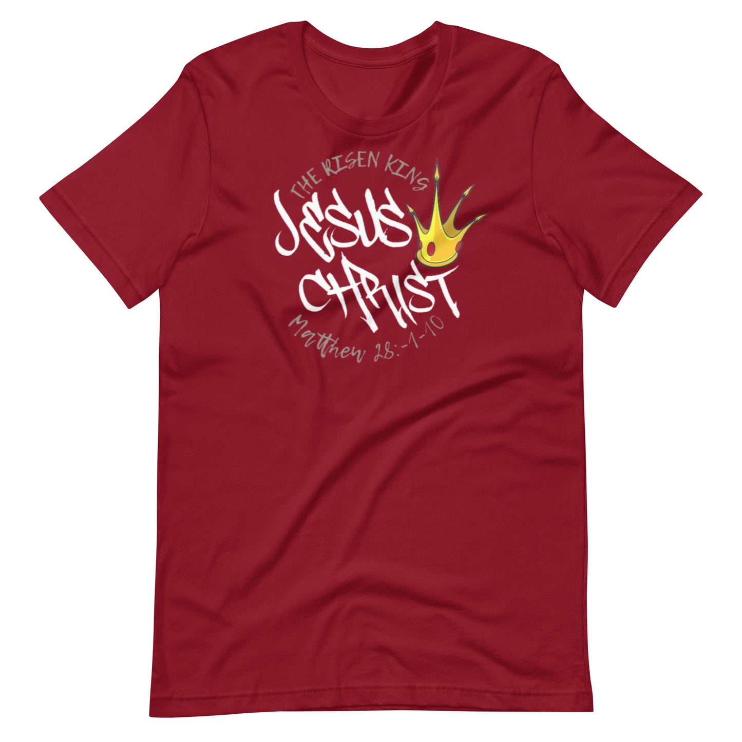 Jesus Christ The Risen King- White Lettering