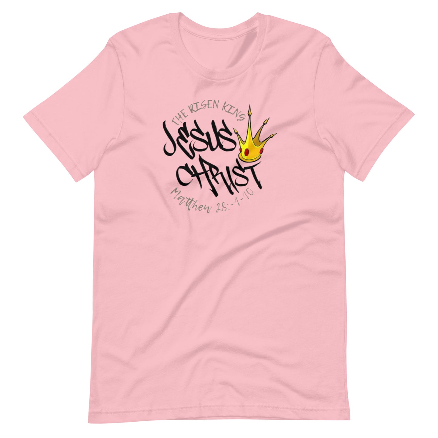 Jesus Christ The Risen King- Black Lettering