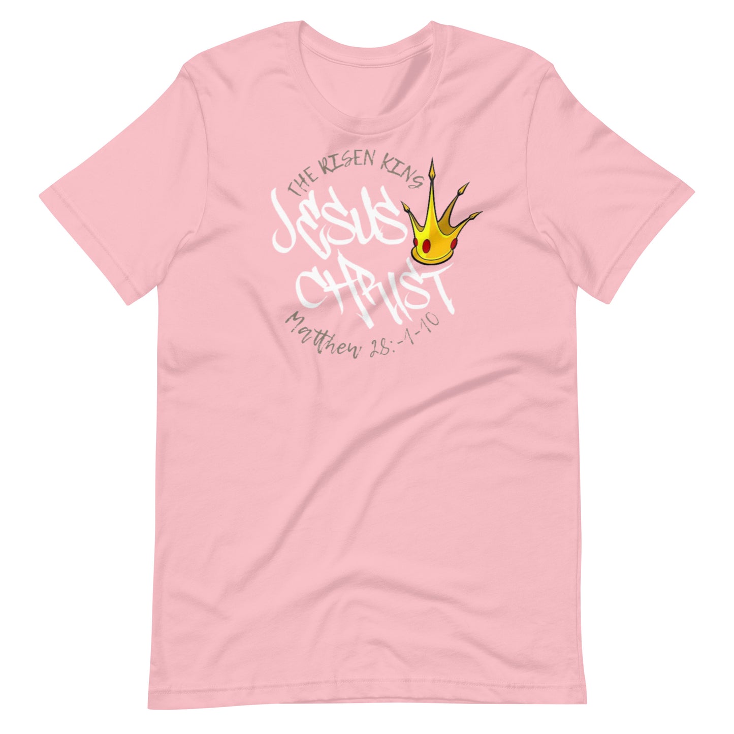 Jesus Christ The Risen King- White Lettering