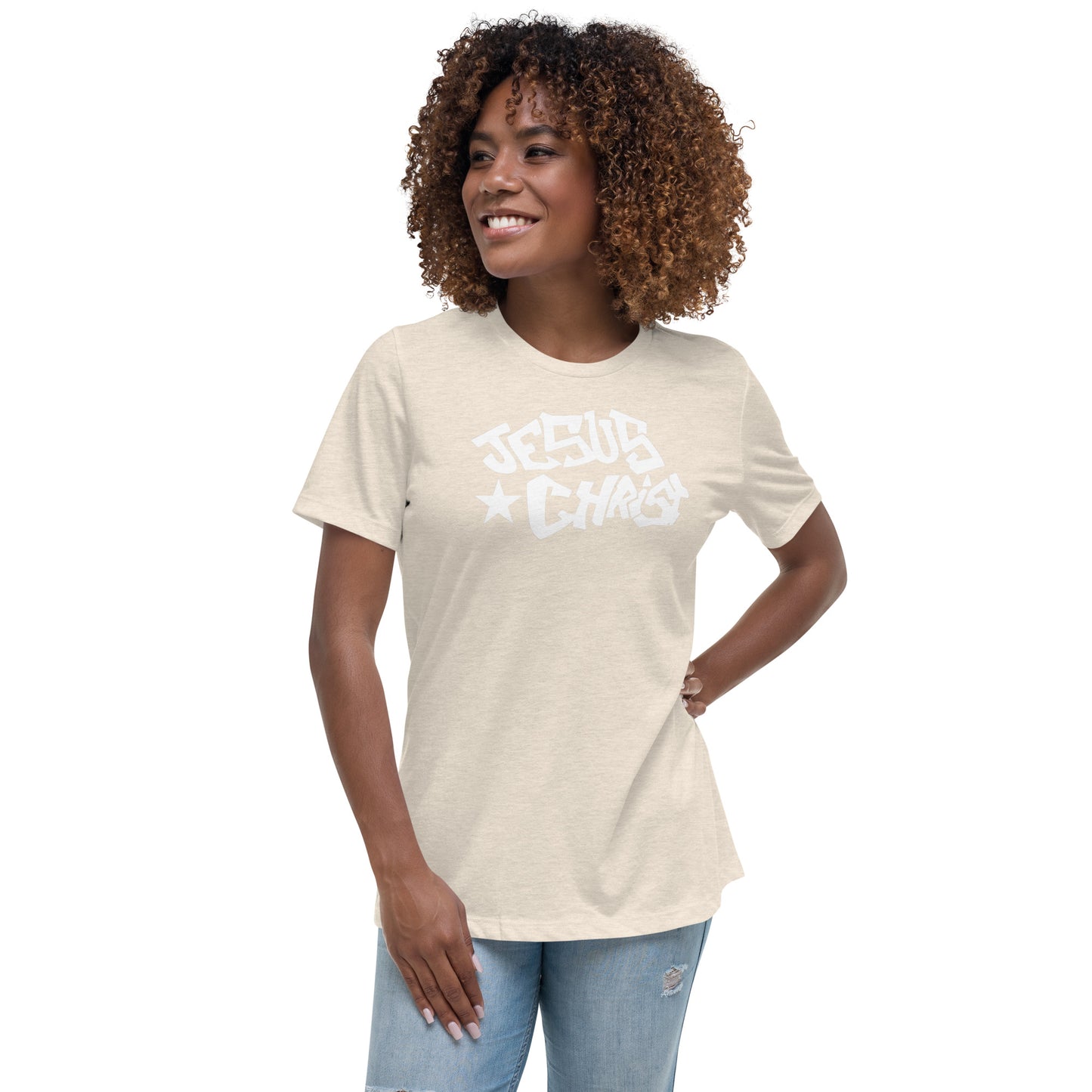 Women's JESUS CHRIST Relaxed Fit Tee