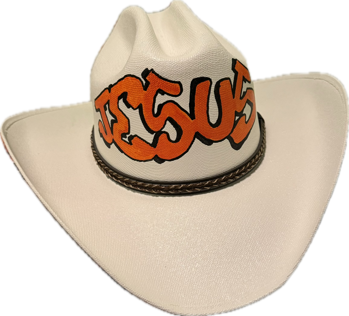 Custom Hand Painted JESUS CHRIST Cowboy Hat